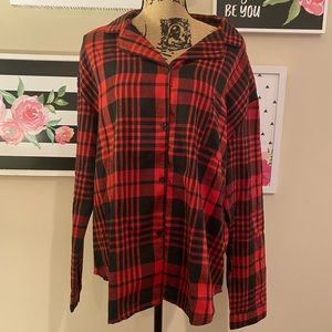 Red Black Buffalo Plaid Pajama Set